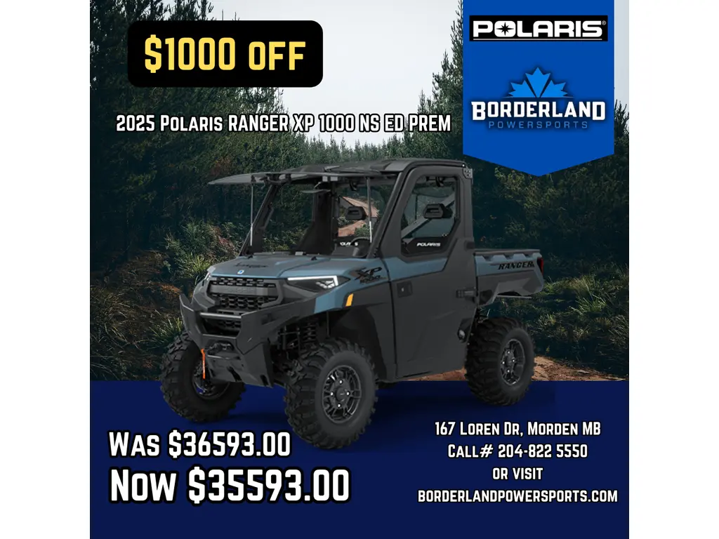 2025 Polaris RANGER XP 1000 NS ED PREM
