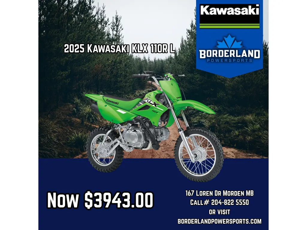 2025 Kawasaki KLX 110R L