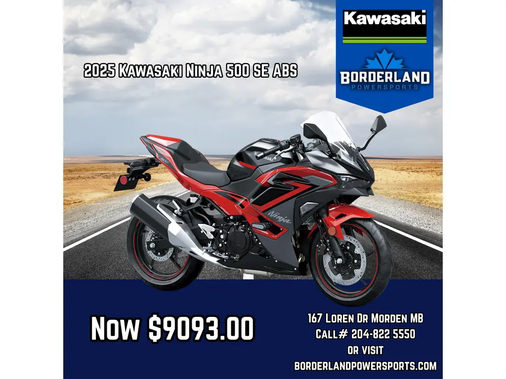 2025 Kawasaki Ninja 500 SE ABS