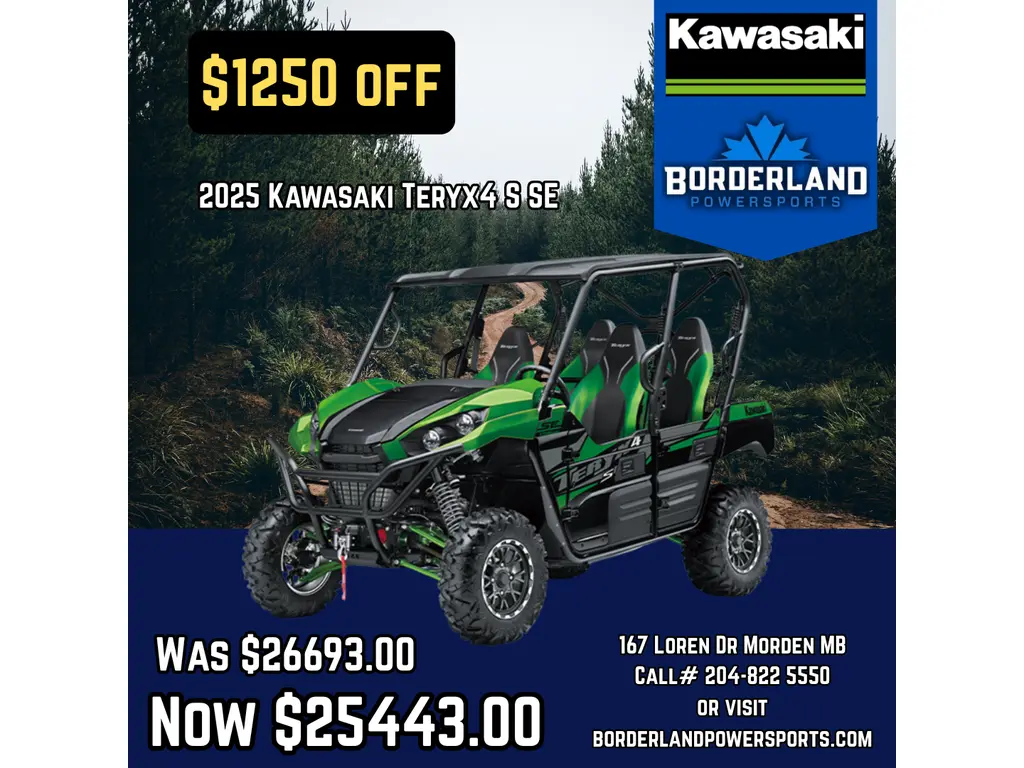 2025 Kawasaki Teryx4 S SE