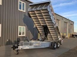 2025 Nordtek Dump Trailer 82"x16' - 14k, Double Axle, Hd, Aluminum Rims, Spare Tire alt