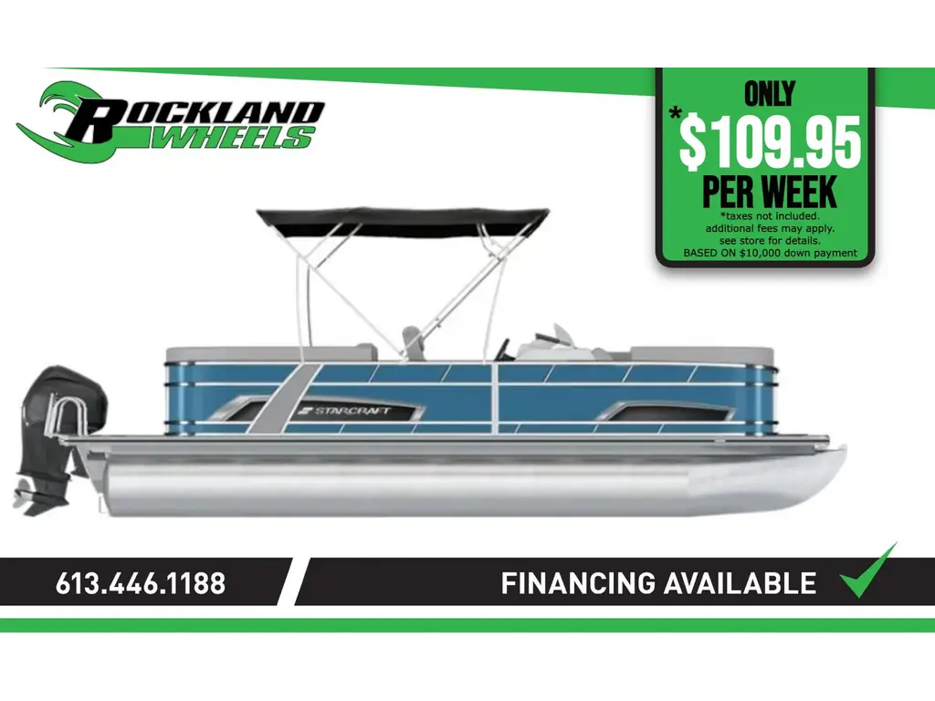 2024 Starcraft EX 20 C TRITOON with 90HP 