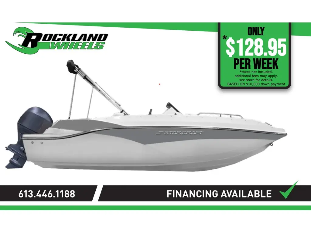 Starcraft SVX 171 OB with 115HP Outboard Motor and Trailer 2024