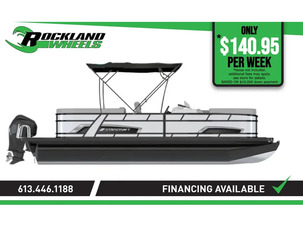 2023 Starcraft EX 22 Q TRITOON with 115HP 