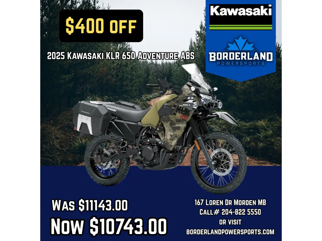 2025 Kawasaki KLR 650 Adventure ABS