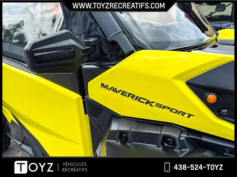 2019 Can-Am MAVERICK SPORT 1000R CABINE FERMÉ ET CHAUFFAGE !