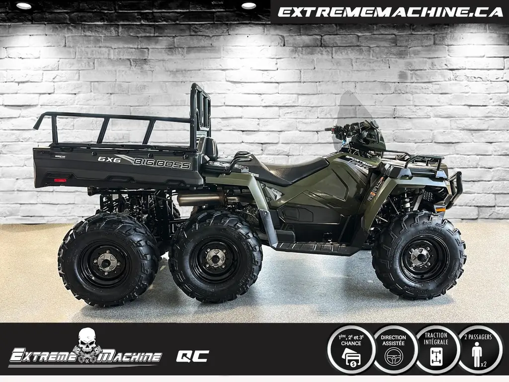 2021 Polaris SPORTSMAN 6X6 570 BIG BOSS EPS SEULEMENT 4940KM – TRÈS PROPRE!!!