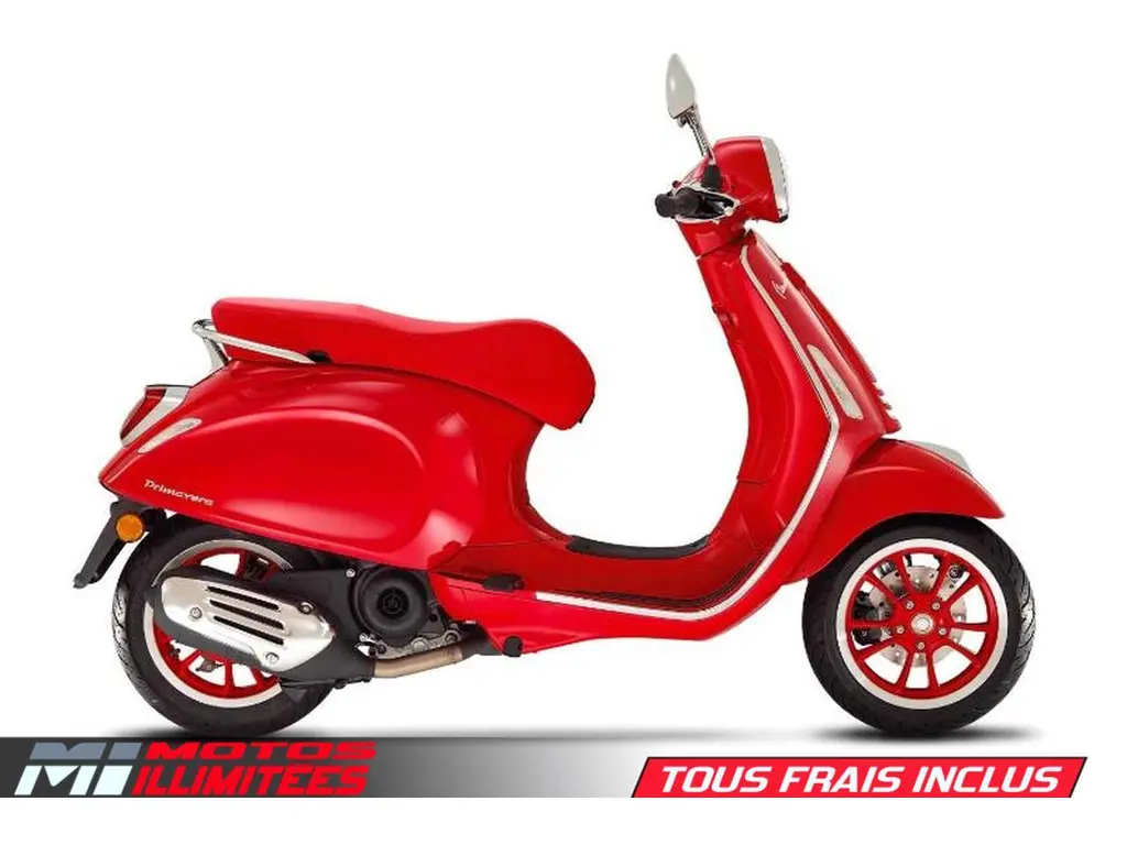 2025 Vespa Primavera 50 Red