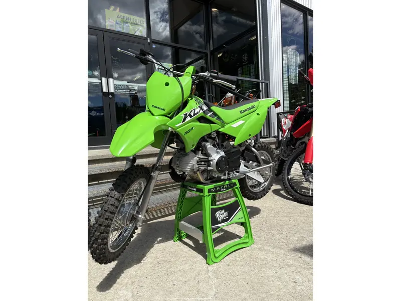 2025 Kawasaki KLX 110R L - Lime Green thumbnail 4