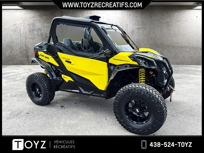 2019 Can-Am MAVERICK SPORT 1000R CABINE FERMÉ ET CHAUFFAGE !