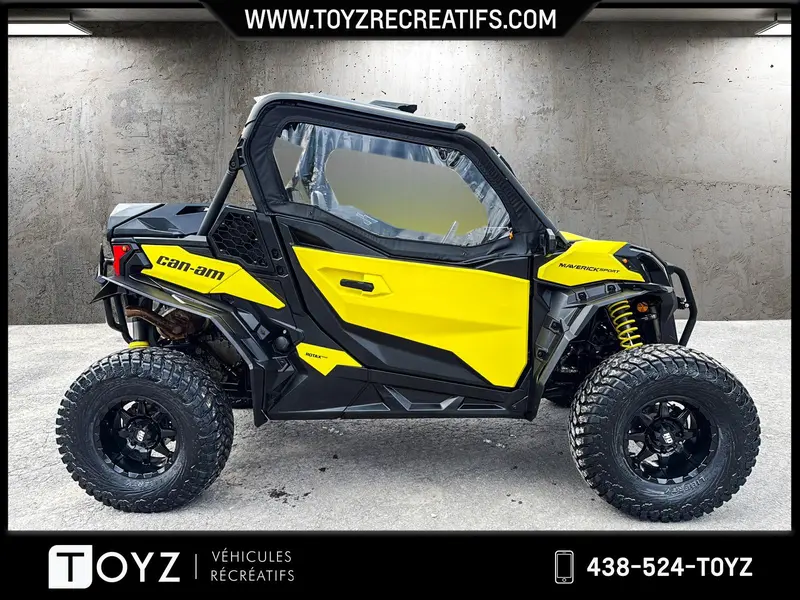 2019 Can-Am MAVERICK SPORT 1000R CABINE FERMÉ ET CHAUFFAGE !
