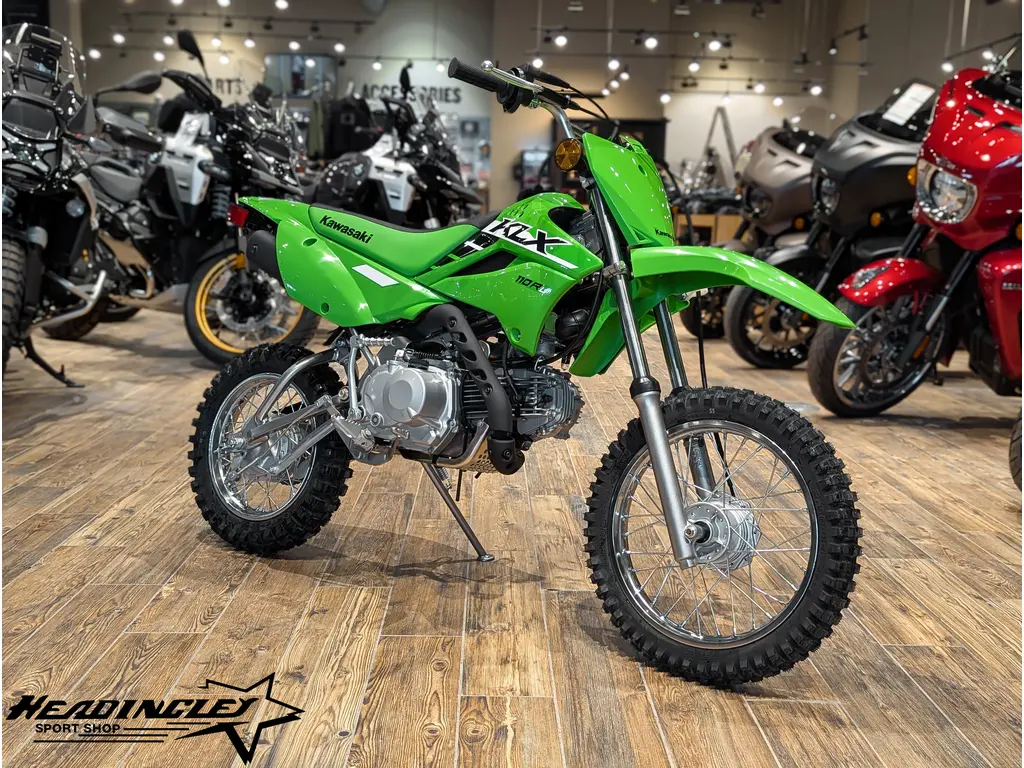 2025 Kawasaki KLX110R L // Lime Green 