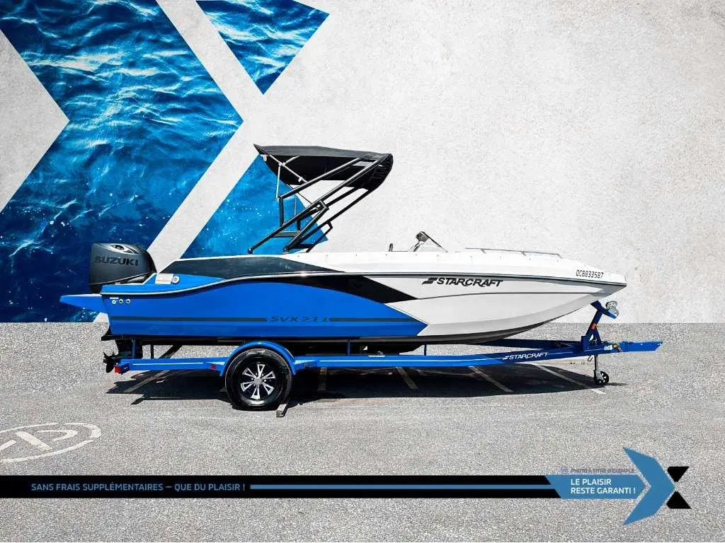 STARCRAFT SVX 211 OB 140hp  deck boat bateau Ponté 2023