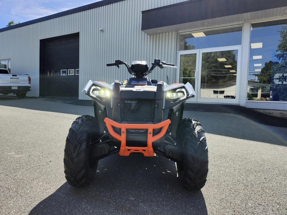 Polaris Scrambler 850 Storm Gray / Radar Blue Véhicule Sportif Beauce Sports Québec 2025 alt