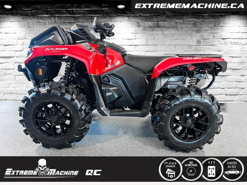 2023 Can-Am OUTLANDER X MR 700 DPS SEULEMENT 469kM - COMME NEUF!!!