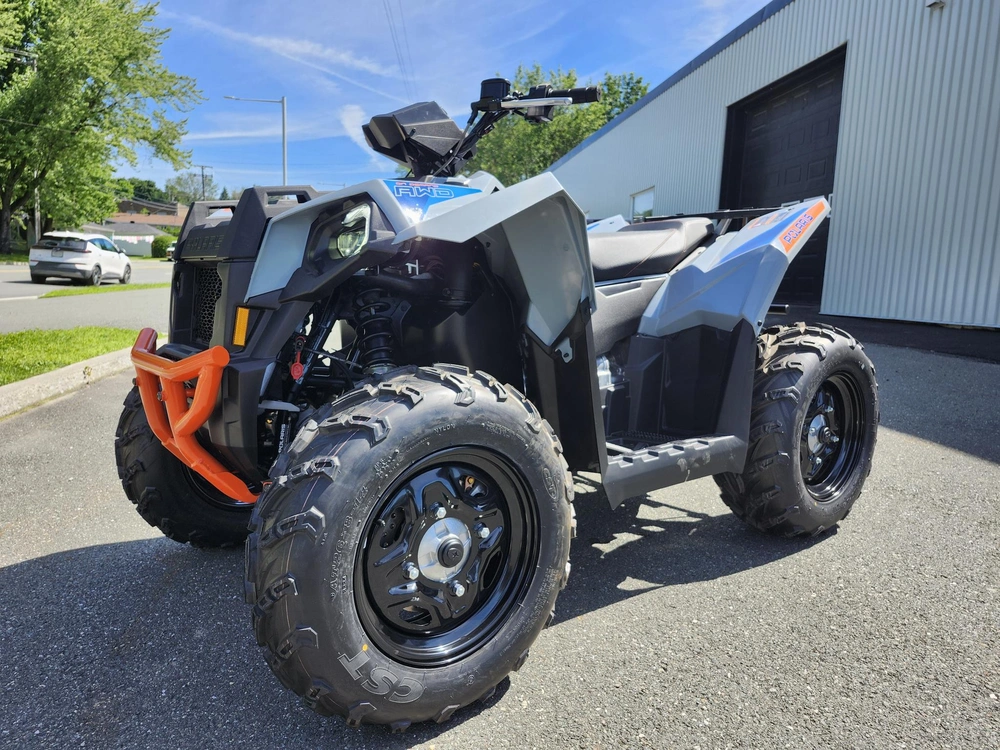 2025 Polaris Scrambler 850 Storm Gray / Radar Blue Idéal Sentiers Fédérés Rive-sud alt