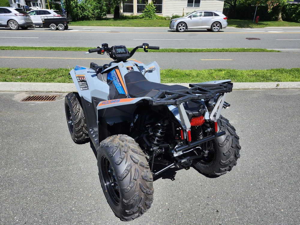 Polaris Scrambler 850 Storm Gray / Radar Blue Véhicule Sportif Beauce Sports Québec 2025 alt