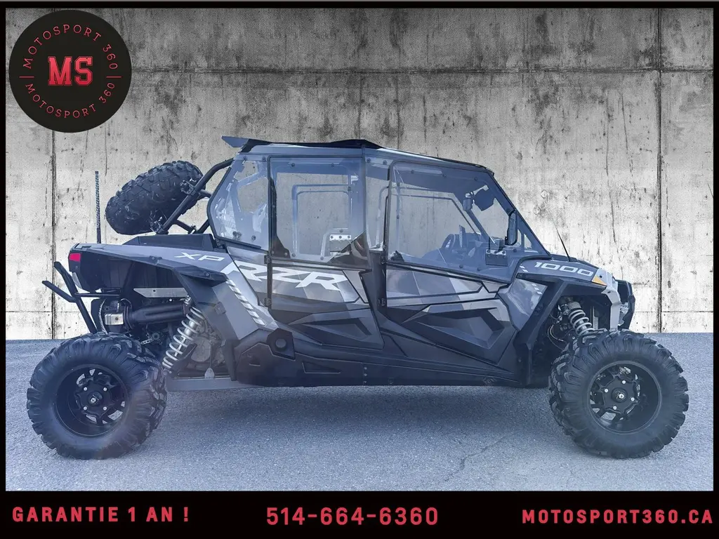 2021 Polaris RZR4 XP 1000 PREMIUM RIDE COMMAND ! CABINE + CHAUFFAGE + AUDIO !