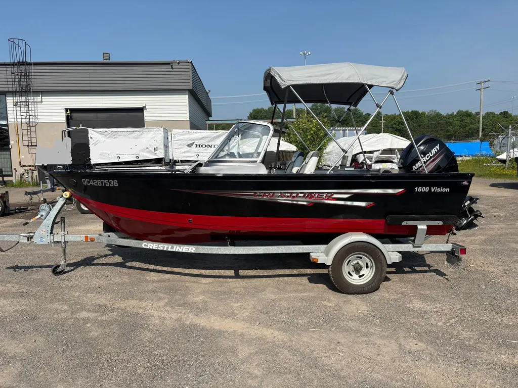 2014 Crestliner Vision 1600 WT Mercury 60hp