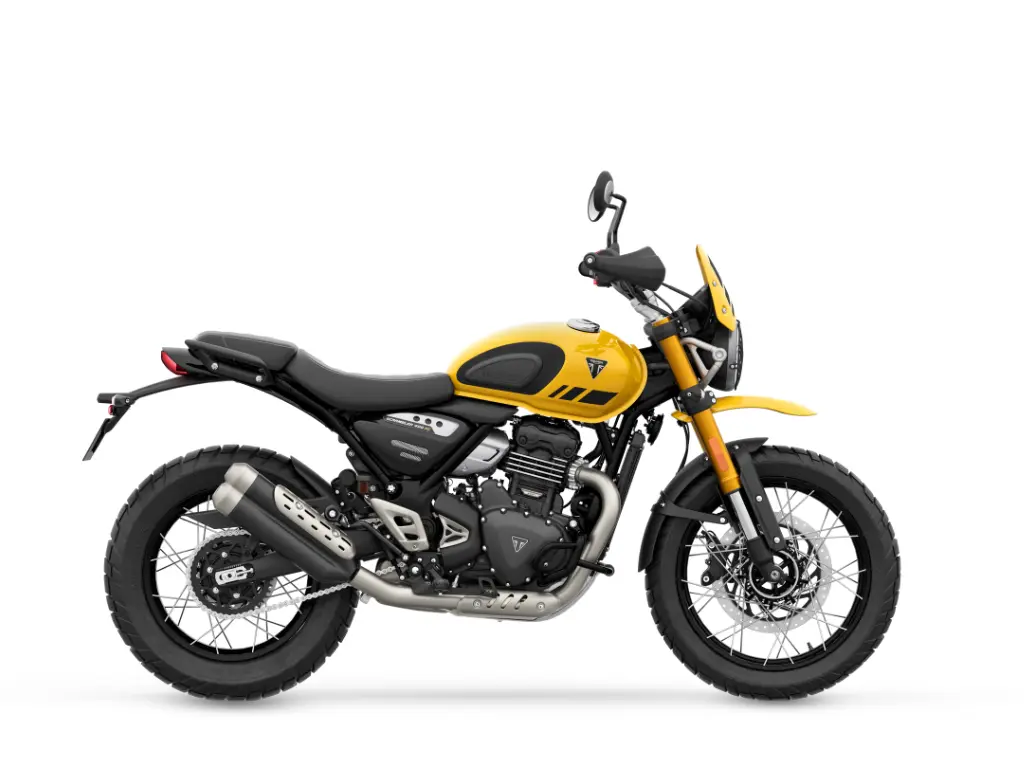 2026 Triumph Scrambler 400 XC // Racing Yellow 