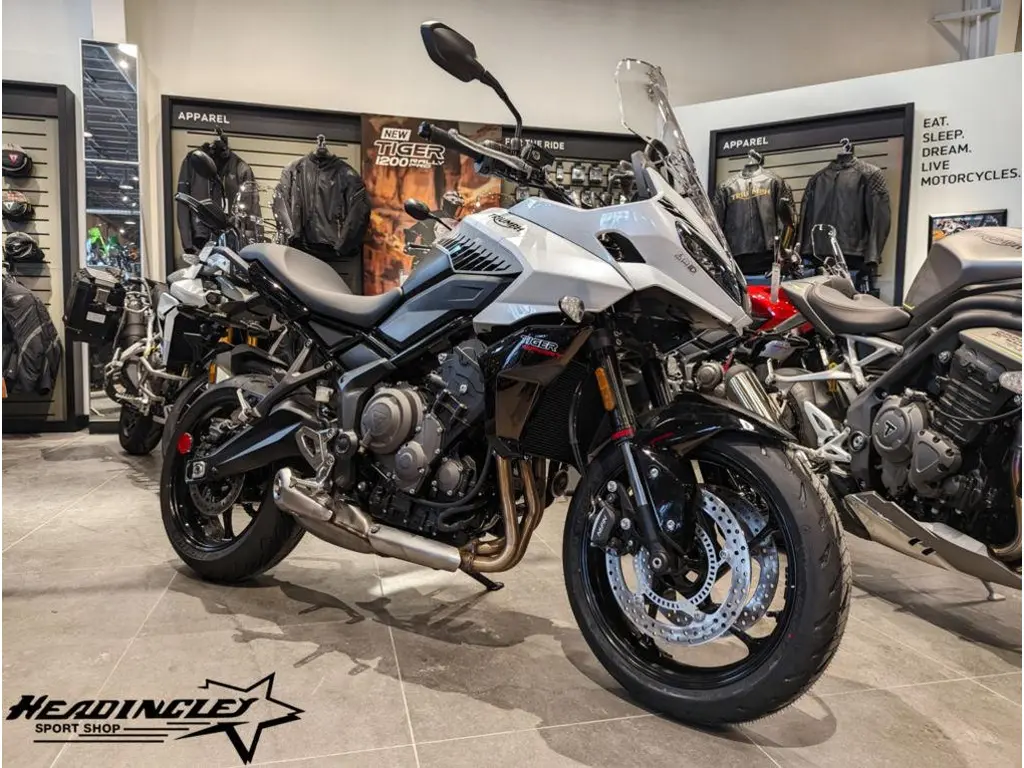 2024 Triumph Tiger Sport 660 Snowdonia White/Jet Black