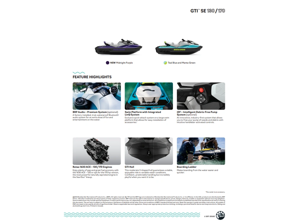 2025 Sea-doo Gti Se 170 alt