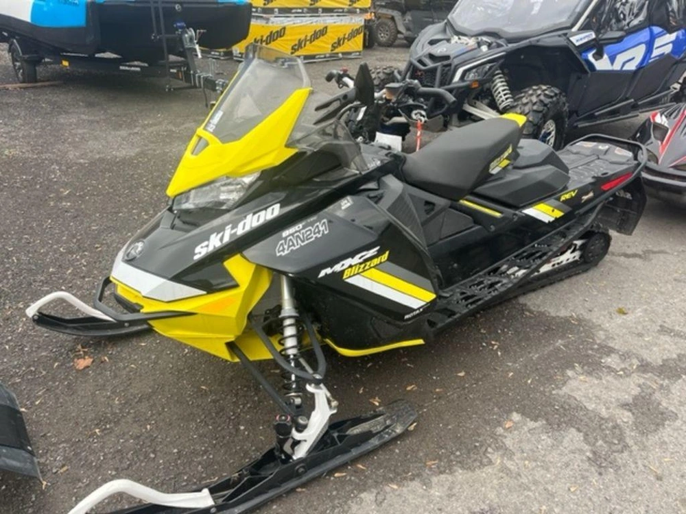 2018 Ski-doo Mxz® Blizzard Ice Ripper Xt 1.25 Rotax® 850 E-tec® Rev Gen4 Black & Sunburs