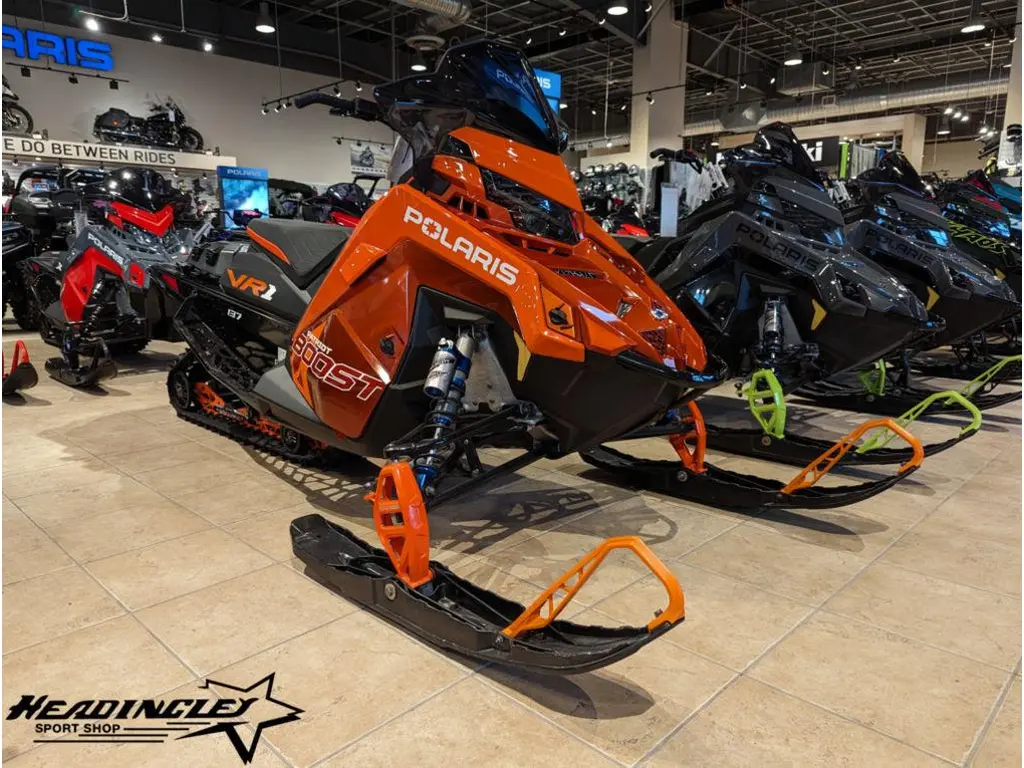 2024 Polaris Patriot Boost Indy VR1 137 // Matte Orange Metallic/Orange Burst