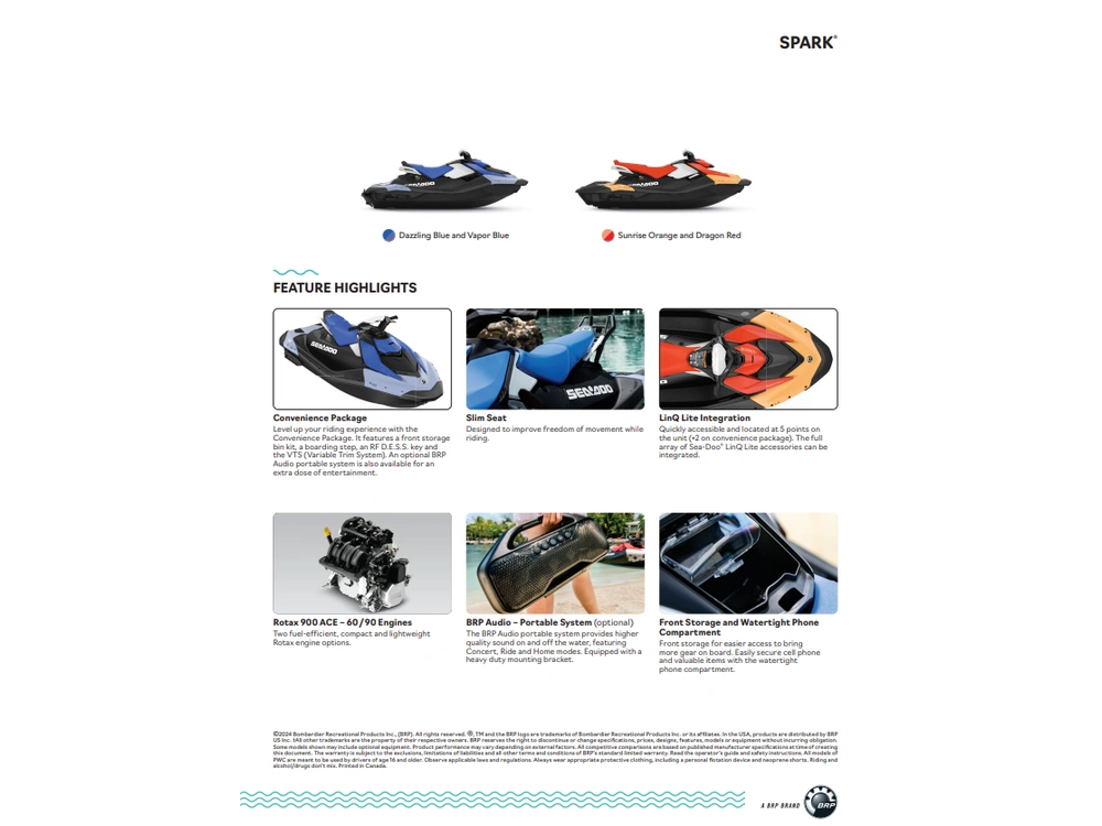 2025 Sea-doo Spark 3up Ibr alt