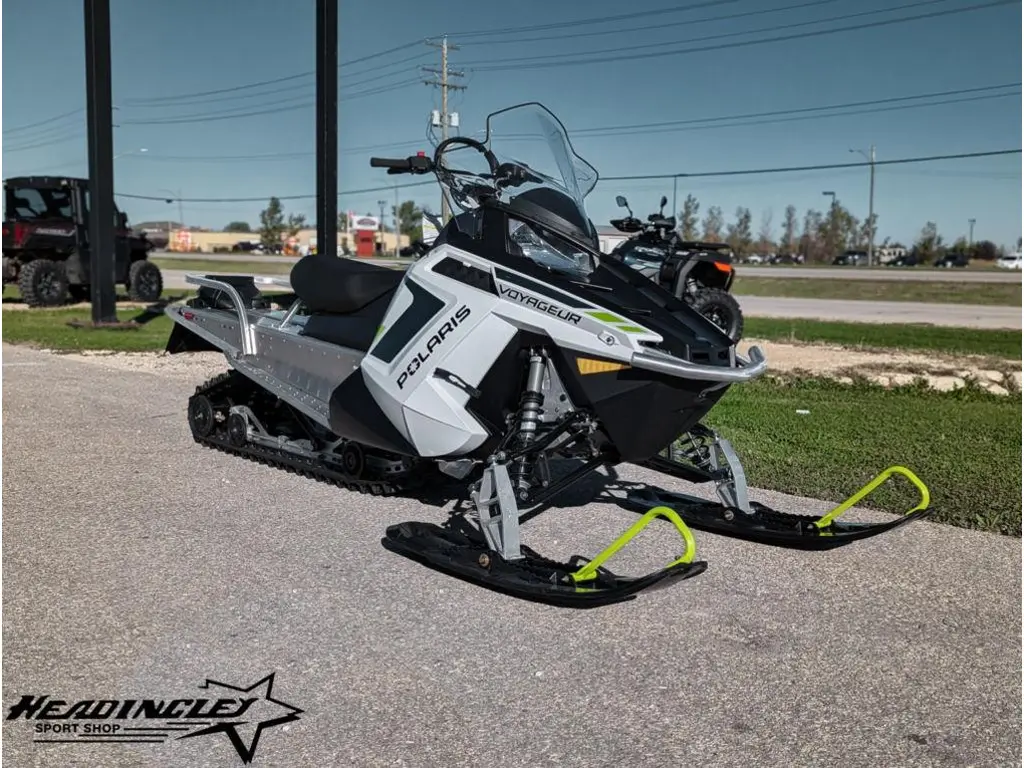 2025 Polaris 550 Voyageur 155 // White Lightning 