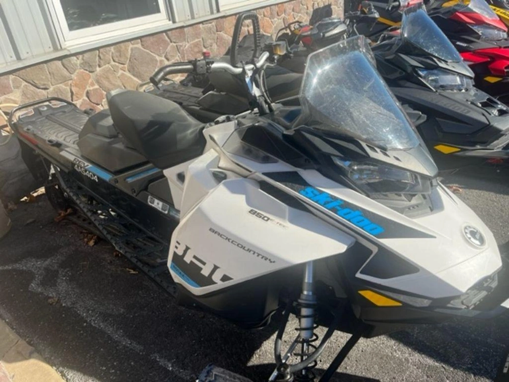 2019 Ski-doo Backcountry™ 850 E-tec White & Black