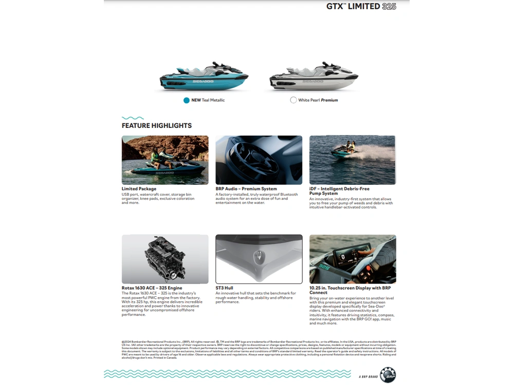 2025 Sea-doo Gtx Limited 325 alt