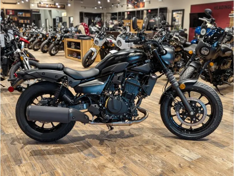 2025 Kawasaki Eliminator 500 SE // Metallic Matte Carbon Gray/Flat Ebony thumbnail 2