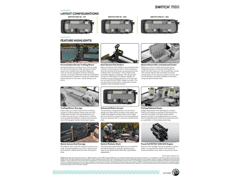 Sea-Doo Switch FISH 18 170 Paint 25 2025