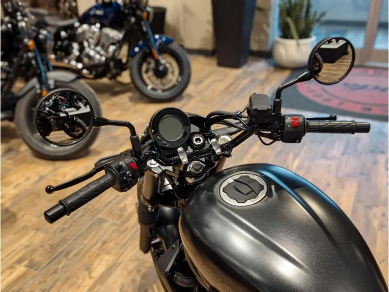 2025 Kawasaki Eliminator 500 SE // Metallic Matte Carbon Gray/Flat Ebony thumbnail 8