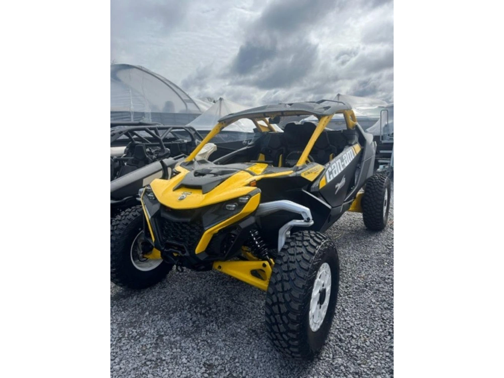 2024 Can-am Maverick R X Rs With Smart-shox Carbon Black & Neo Yellow