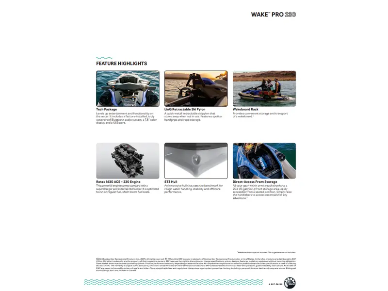 2025 Sea-Doo WAKE PRO 230