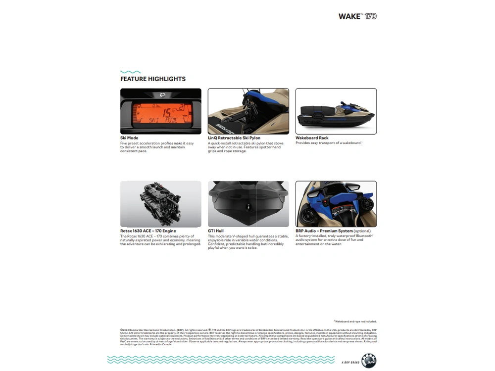 2025 Sea-doo Wake 170 Audio alt