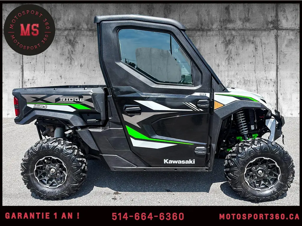 Kawasaki RIDGE XR HVAC EPS SHOWROOM!!! FULL LOAD A/C CHAUFFAGE!! 2024