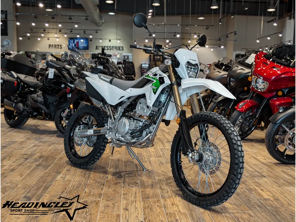 2026 Kawasaki KLX300 // Bright White