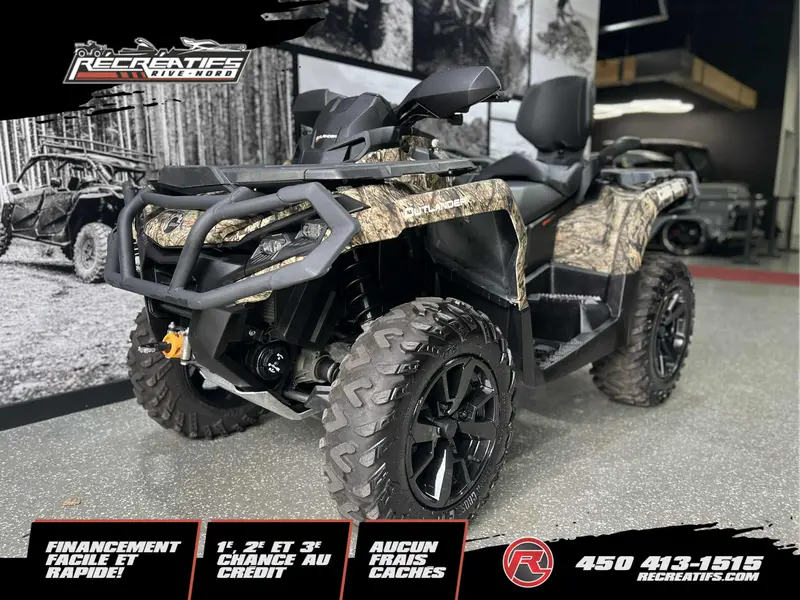 2023 Can-Am OUTLANDER MAX XT 850 MOSSY OAK **VRAI 2 PLACES!!**