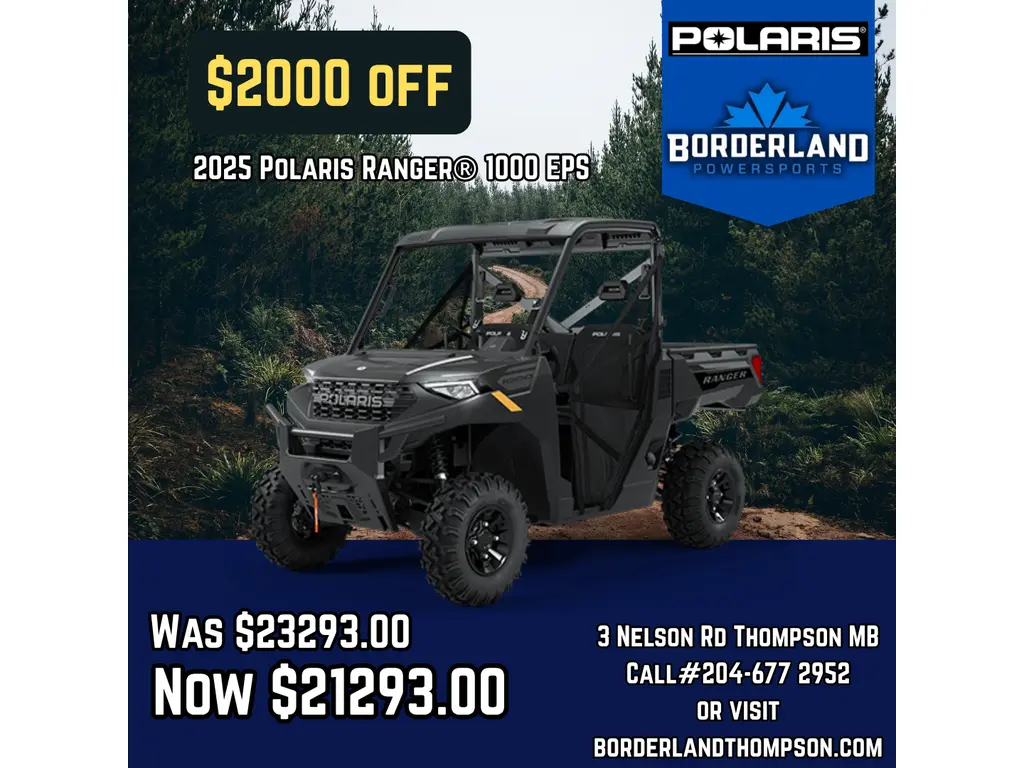 2025 Polaris Ranger® 1000 EPS - GRANITE GREY 