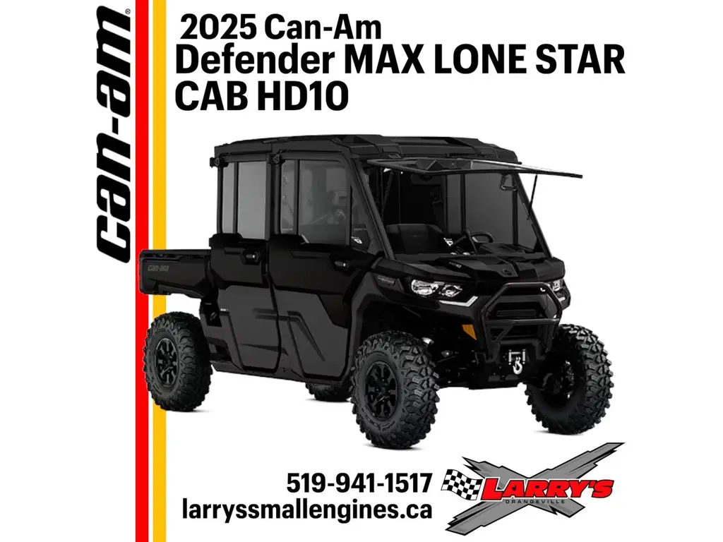 2025 Can-Am Defender MAX LONE STAR CAB 