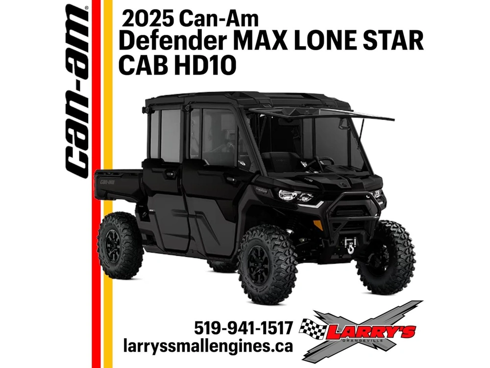 2025 Can-am Defender Max Lone Star Cab alt