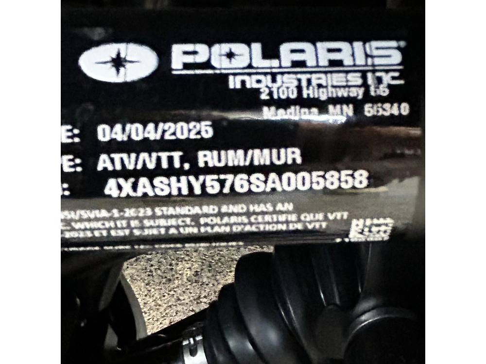 2025 Polaris Sportsman 570 Trail - Onyx Black Trail alt
