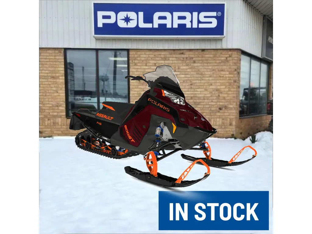 2025 Polaris Boost Switchback Assault 146 Premium Matte Dark Cherry 