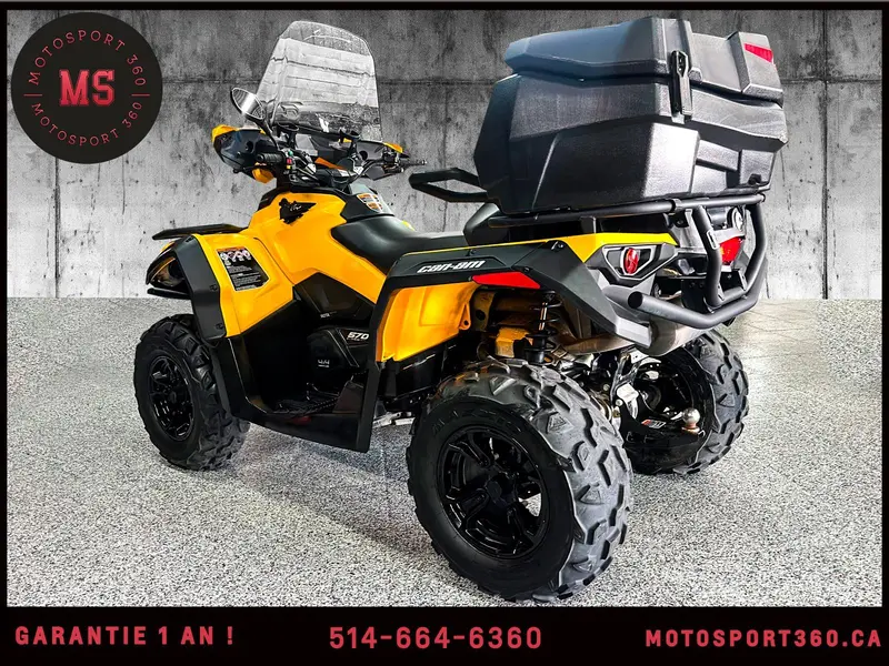 2017 Can-Am Outlander max 570 EPS très propre seulement 3838km!!!