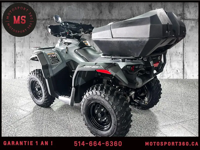 2021 Can-Am OUTLANDER 450 DPS 4X4 TRÈS PROPRE ! SEULEMENT 1280 KM !!!