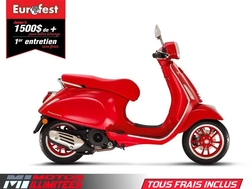 2025 Vespa Primavera 150 Red 