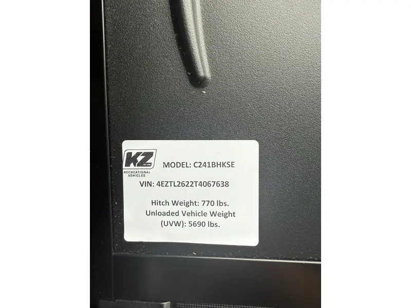 2026 KZ-RV Connect SE 241BHKSE